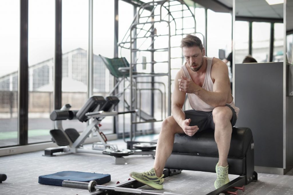 Training im Fitnessstudio